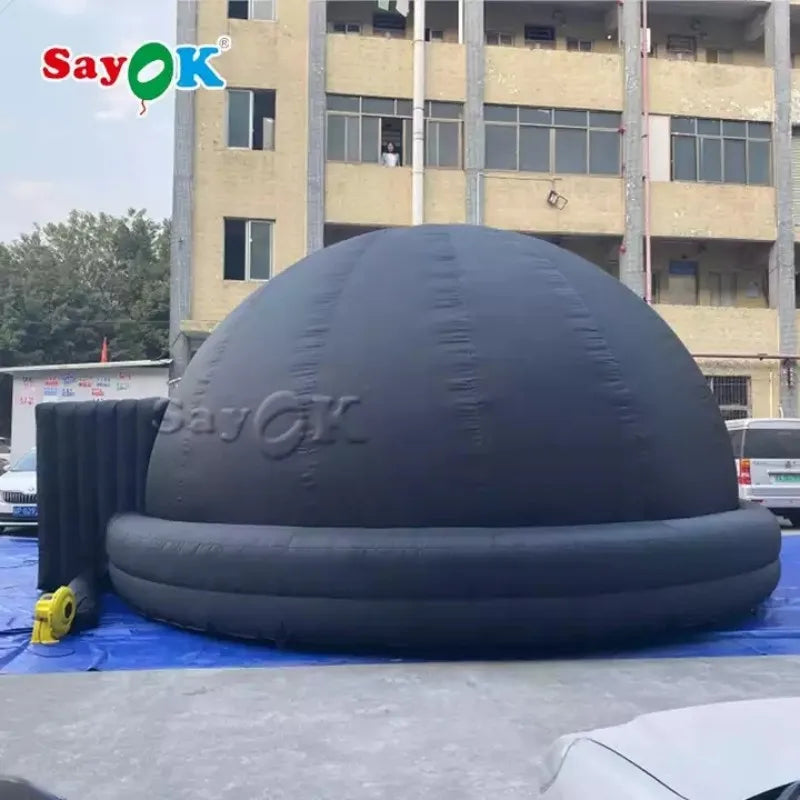 Giant Inflatable Planetarium Dome Tent Planetarium Projection Dome With Floor Mat For Outdoor School Teaching Planetarium