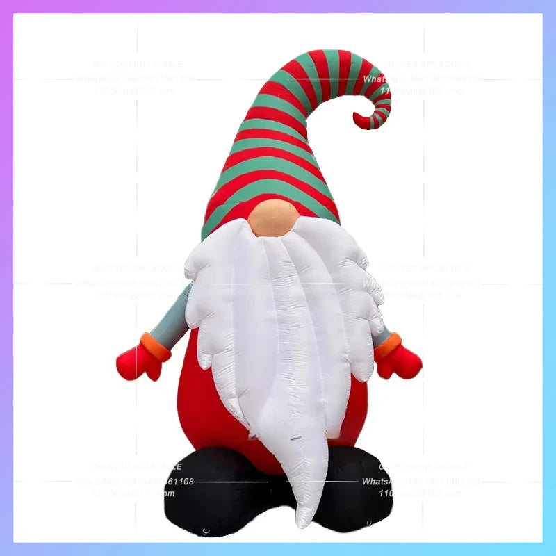 inflatable santa claus for festive party Cute christmas holiday square decoration