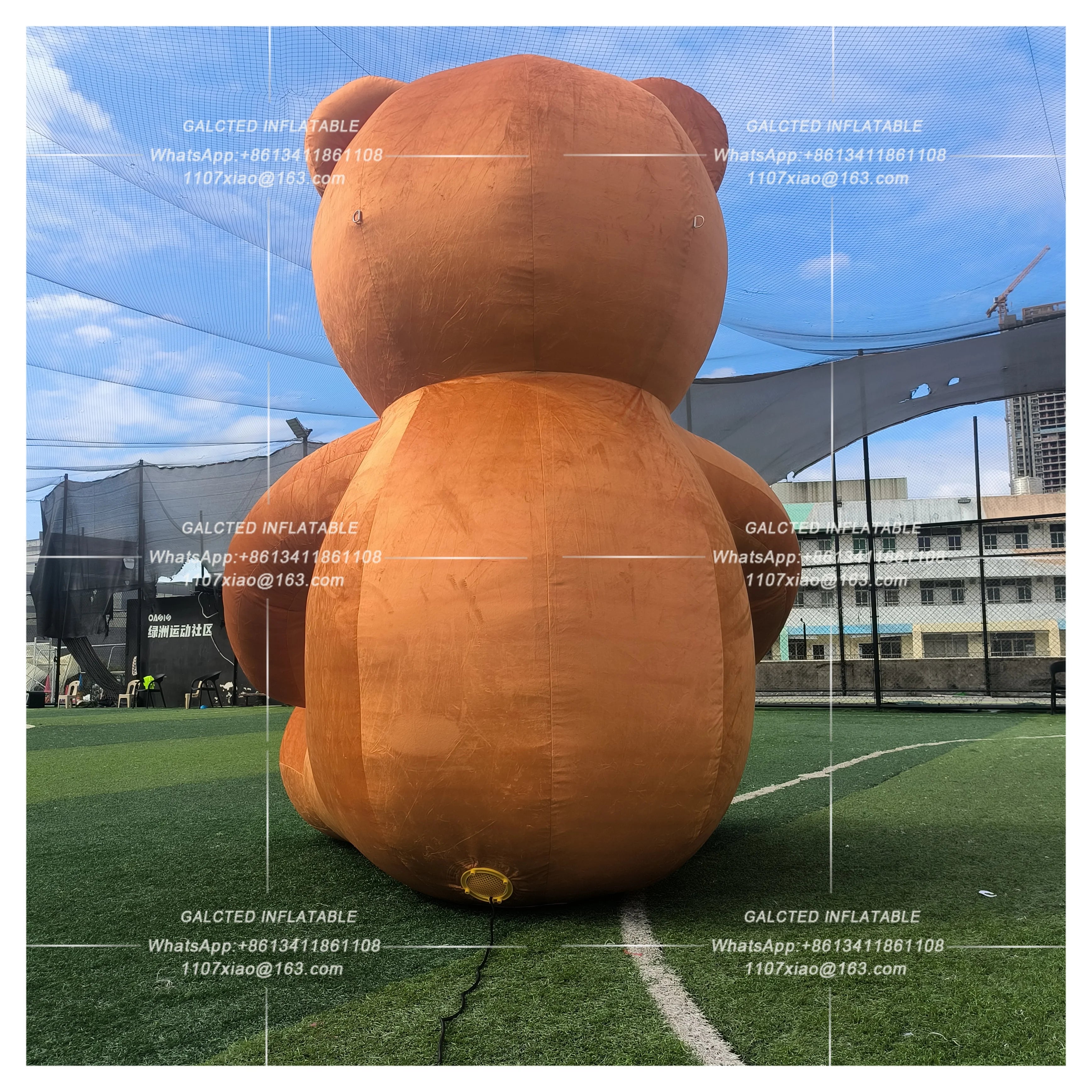 Inflatable Teddy Bear With Blower Giant Outdoor Advertising Display For Event Decoration And Promotion