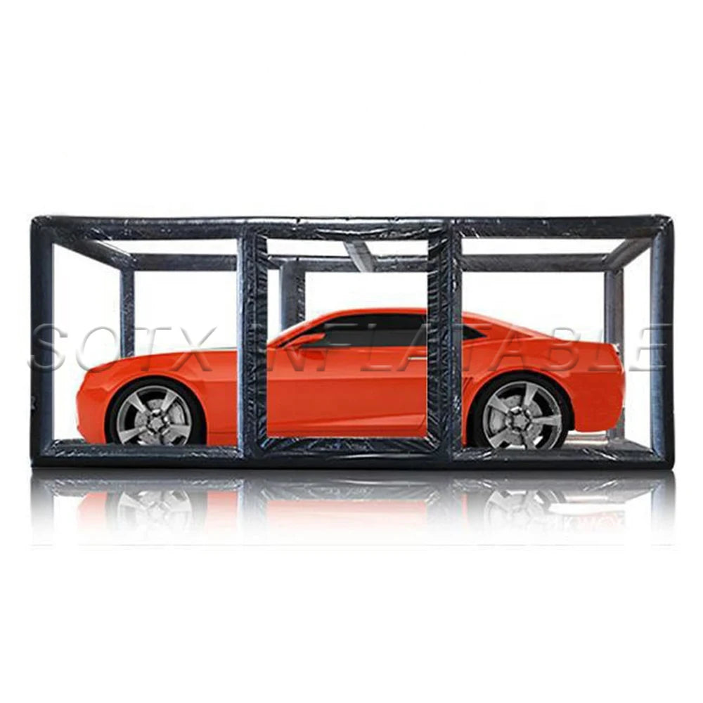 with Fatory Price Durable Outdoor Customized Inflatable Car Garage Tent Mobile Inflatable Car Wash Tent