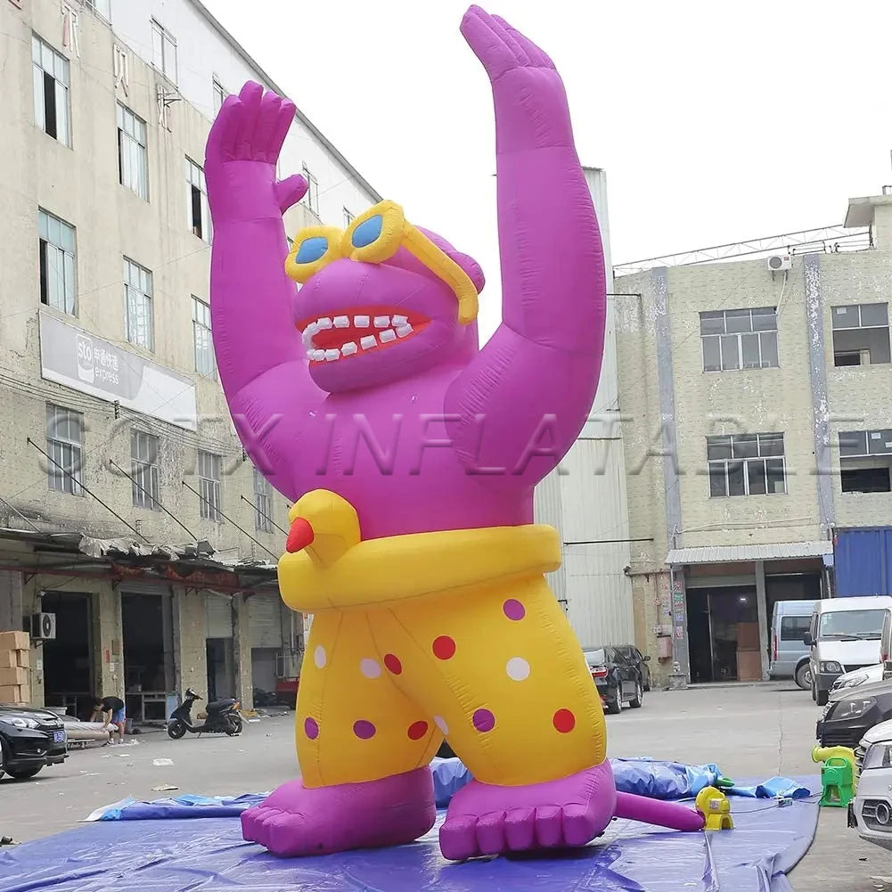 Event Activity Park Decorati Giant Inflatable Gorilla Model Inflatable Gorilla with Air Blower for Commercial Advertising