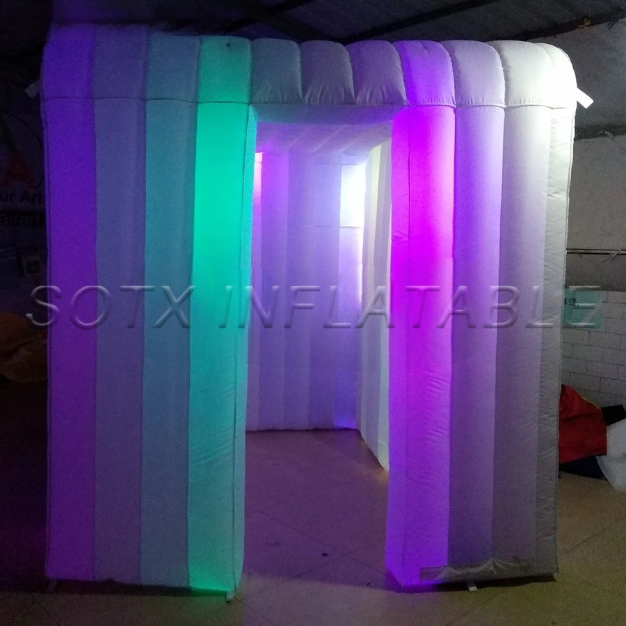 Station with Color Light New Led Booth Top Quality Inflatable Photo Booth Inflatable Wedding Photo Booth Party