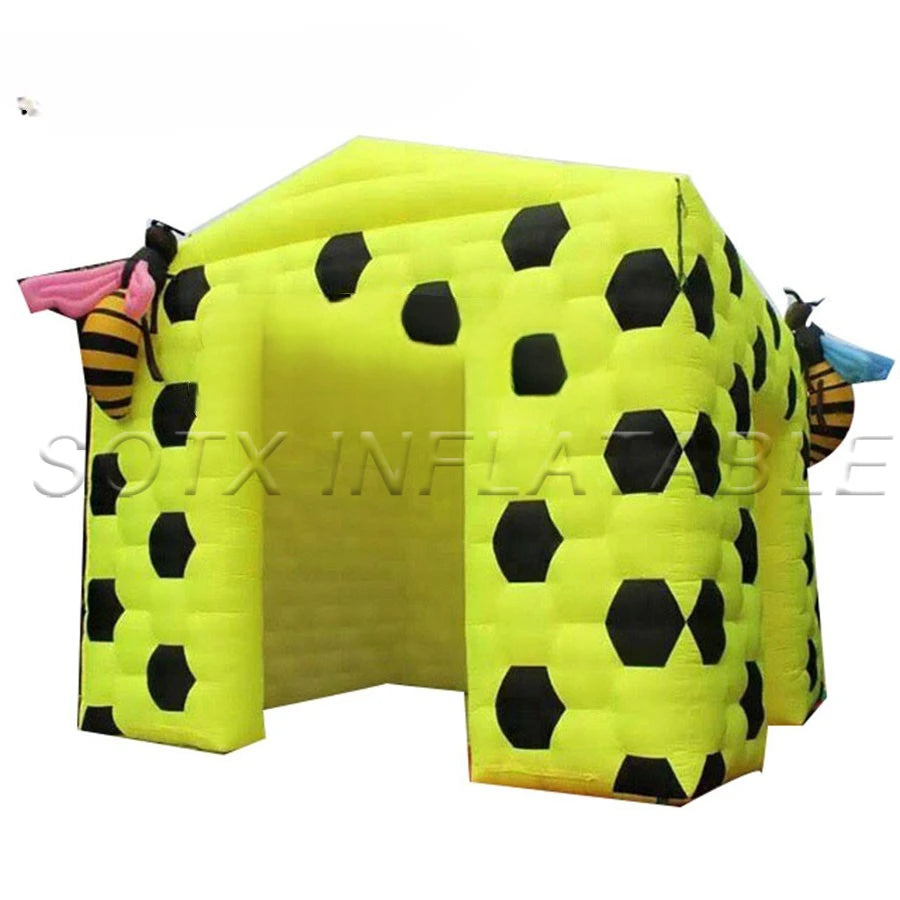 Shows Or Party New Arrival Advertising Inflatable Cube Photo Booth Tent ,Bee House/Tent With Blower For Event,Trade