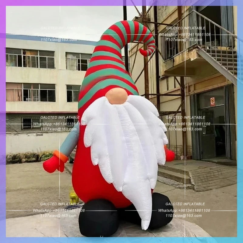 inflatable santa claus for festive party Cute christmas holiday square decoration