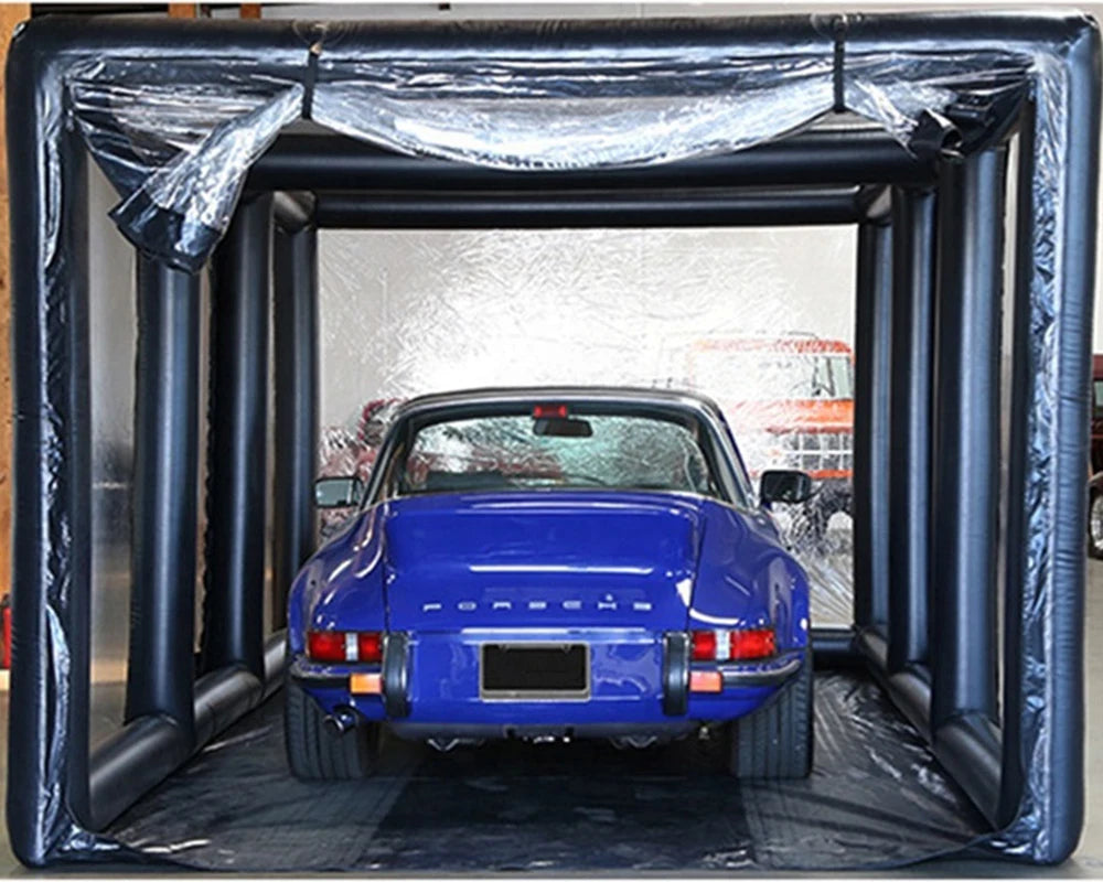 with Fatory Price Durable Outdoor Customized Inflatable Car Garage Tent Mobile Inflatable Car Wash Tent