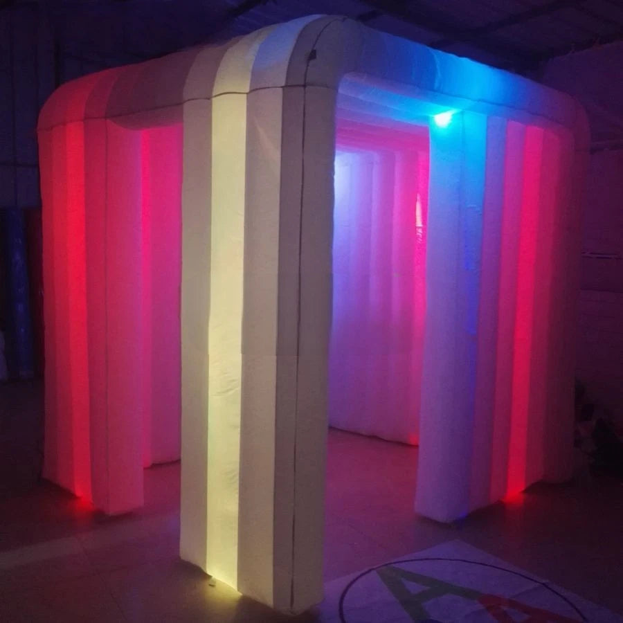 Station with Color Light New Led Booth Top Quality Inflatable Photo Booth Inflatable Wedding Photo Booth Party