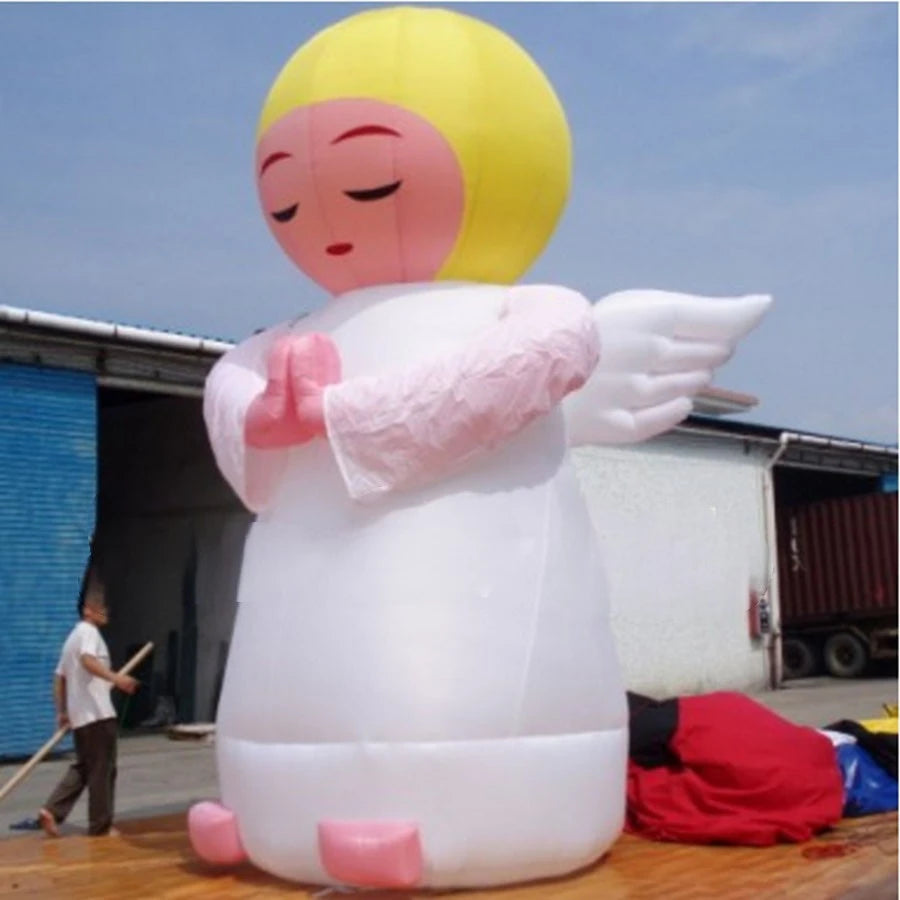 China Manufacturing New Desgin Little Girl Baby Inflatable Angel Cartoon For Outdoor Advertising Exhibitions/Trade Show