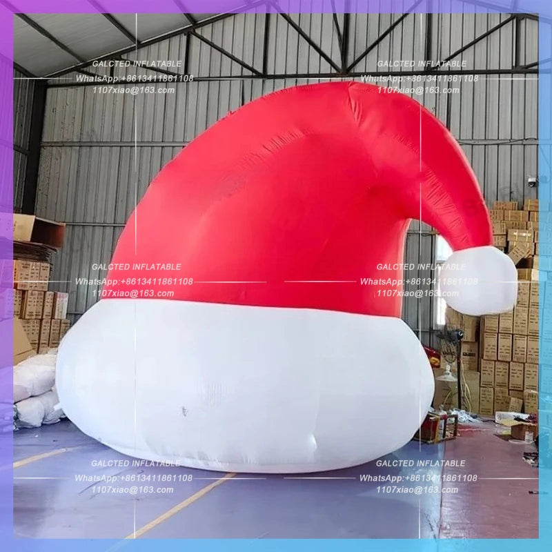 inflatable hat santa claus hat Giant christmas  for new year decoration