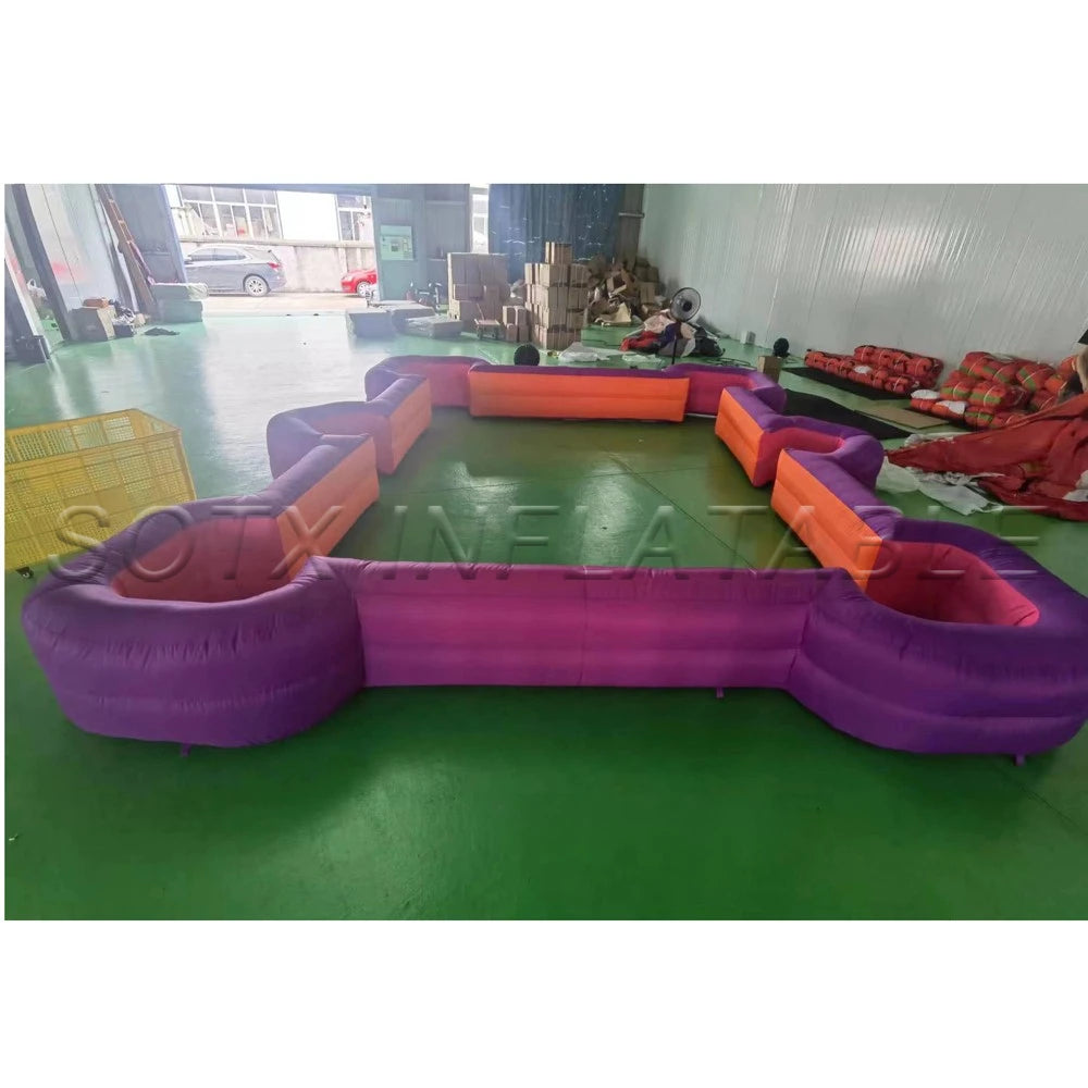 Billard For Interactive Game Large Footpool Inflatable Snooker Football Pool Table With 16 Balls Funny Inflatable Soccer