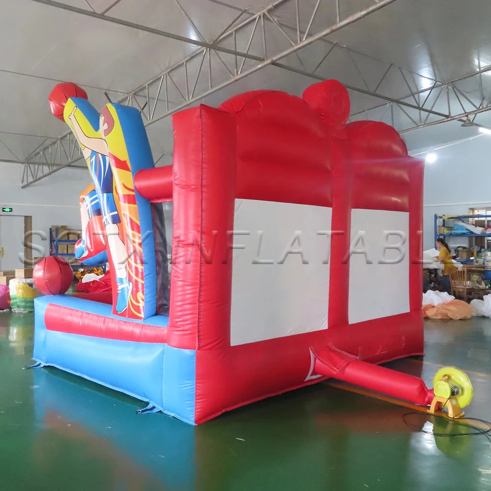 shoot game for sale Promotion 2 players inflatable basketball hoop double for adult manufacturer good inflatable basketball