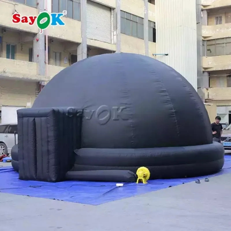 Giant Inflatable Planetarium Dome Tent Planetarium Projection Dome With Floor Mat For Outdoor School Teaching Planetarium
