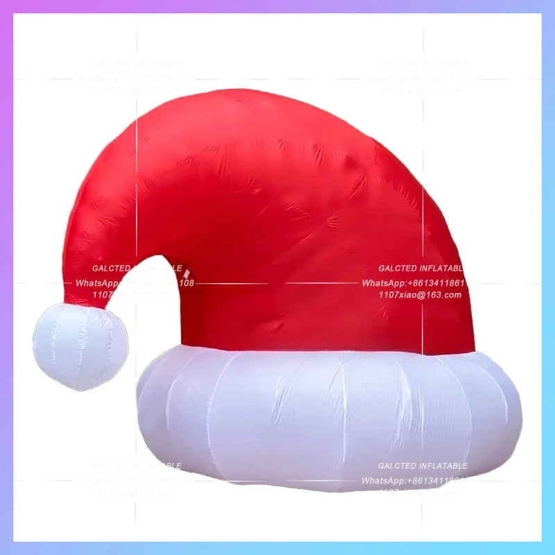 inflatable hat santa claus hat Giant christmas  for new year decoration