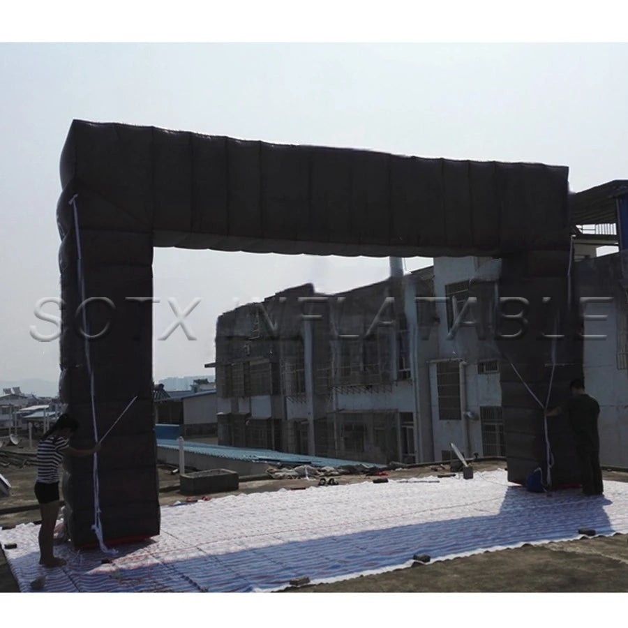 archway For Canada 2022 New Design Square Inflatable Arch,black billboard