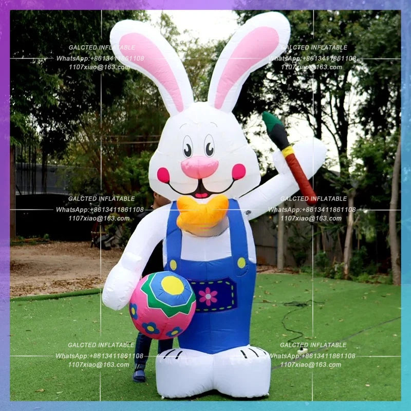 Inflatable Toys Decorative Hare Toy Cute Inflatable Rabbit Cartoon Easter Bunny Various For Advertising