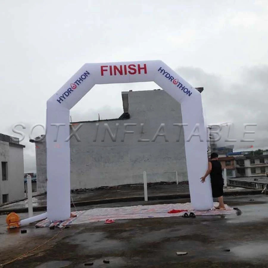and Advertising Customized 4 x5m Tall Inflatable Finish Line Start Line for Sport Game