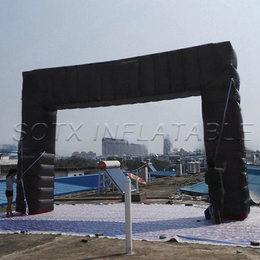 archway For Canada 2022 New Design Square Inflatable Arch,black billboard