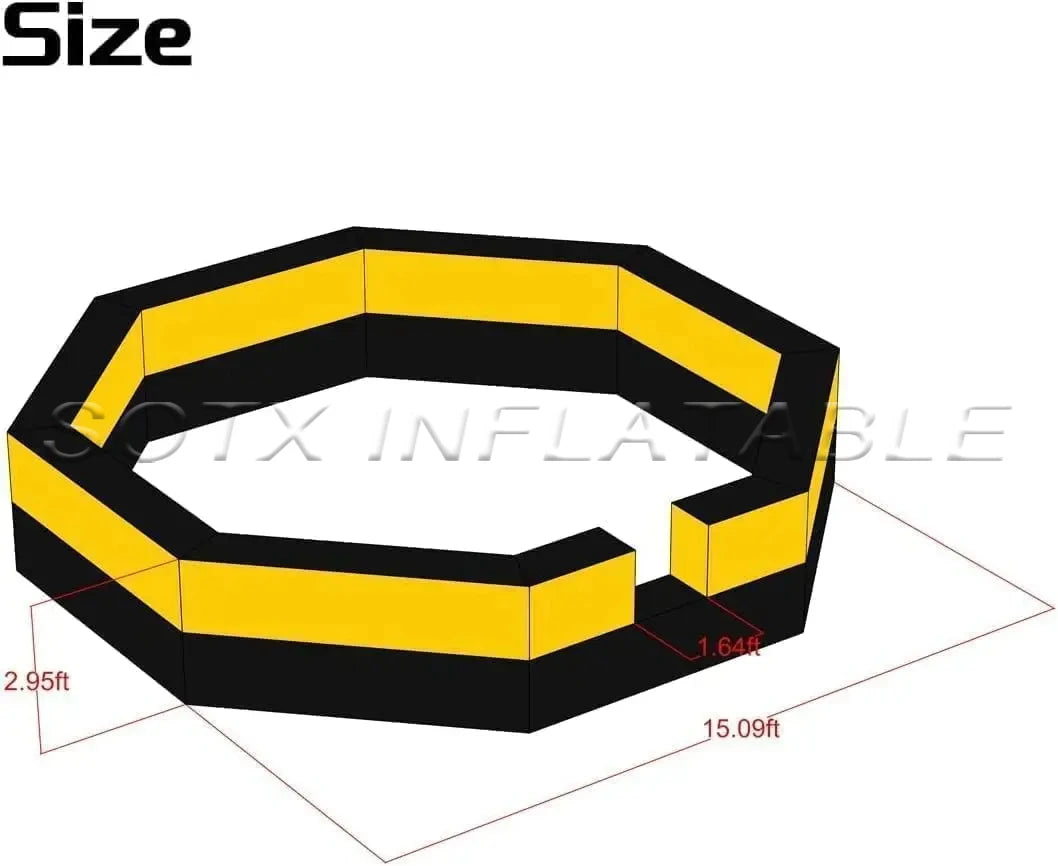 School Family Summer Camp Activity Inflatable Gaga Ball Pit Gagaball Court Portable And Easy To Set Up For Outdoor Indoor