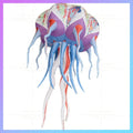 Mall Night Club Bar Marine Life Inflatable Cartoon Dream Jellyfish Air Model theme park hanging lights props