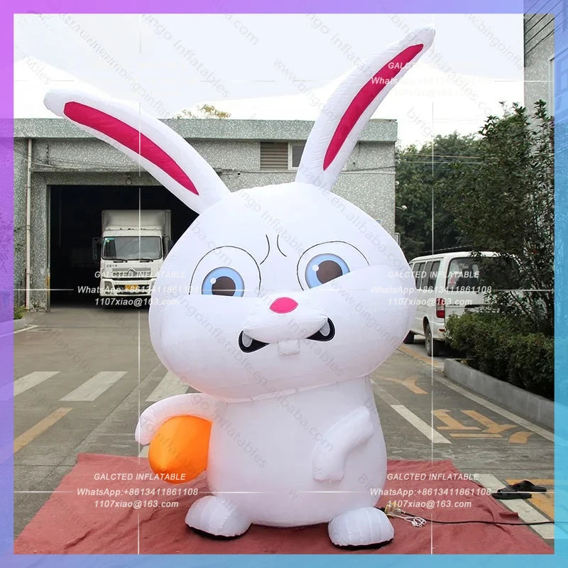 Inflatable Toys Decorative Hare Toy Cute Inflatable Rabbit Cartoon Easter Bunny Various For Advertising