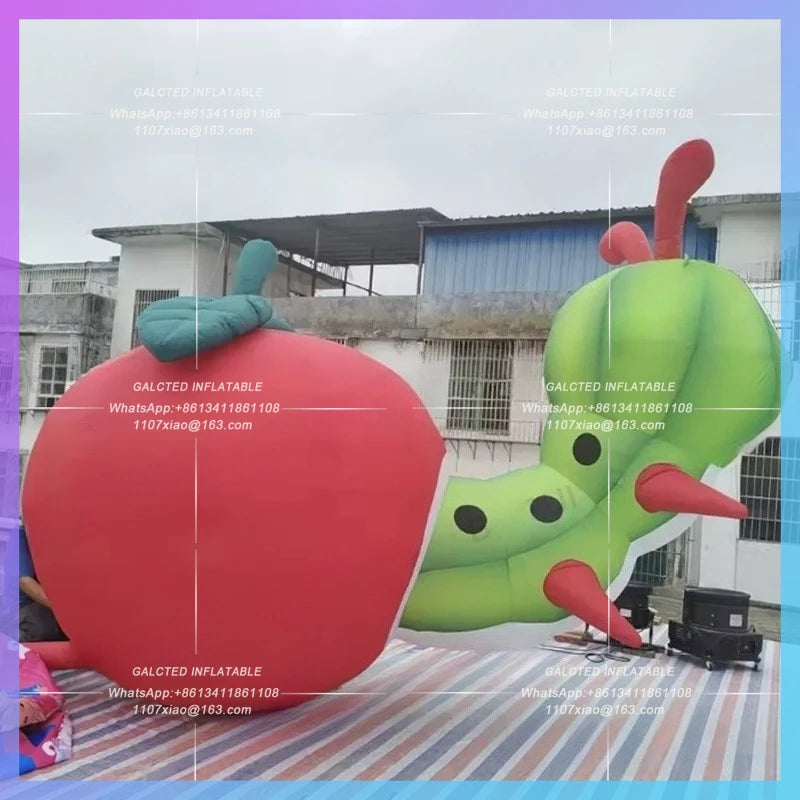 inflatable ant apple cute cartoon animal Factory customize 3meter forest farm plant fruit plant healthy food advertising