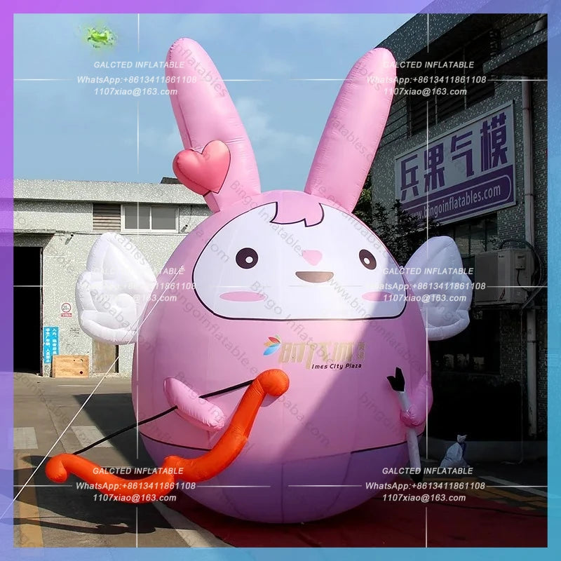 Inflatable Toys Decorative Hare Toy Cute Inflatable Rabbit Cartoon Easter Bunny Various For Advertising