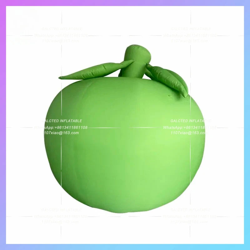 green apple fruit market mascot Large inflatable apple model decoration props can be customized