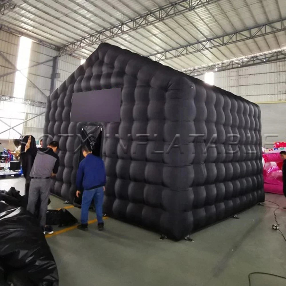 Tent inflatable nightclu Commercial inflatable Black tent Portable inflatable disco tent mobile night club Inflatable Cube Party