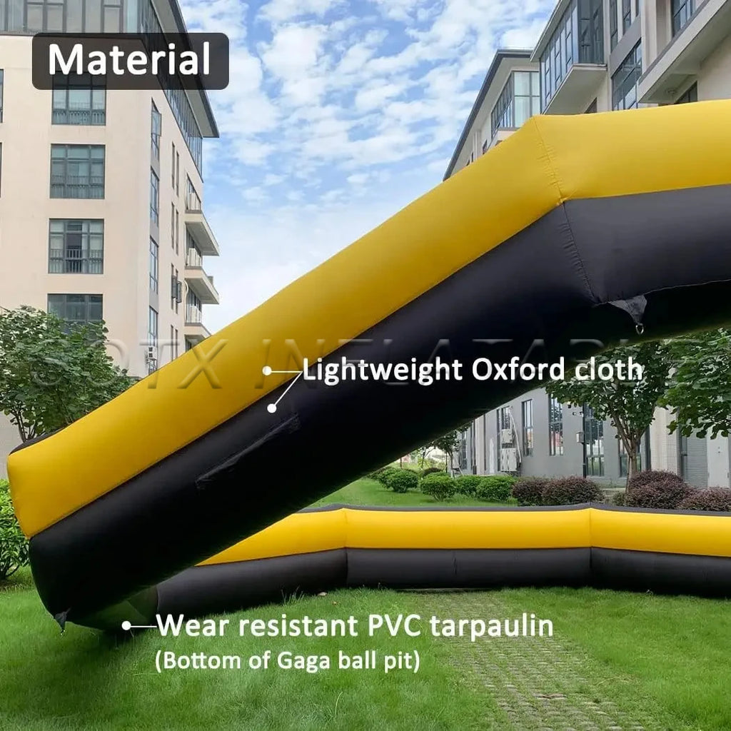School Family Summer Camp Activity Inflatable Gaga Ball Pit Gagaball Court Portable And Easy To Set Up For Outdoor Indoor