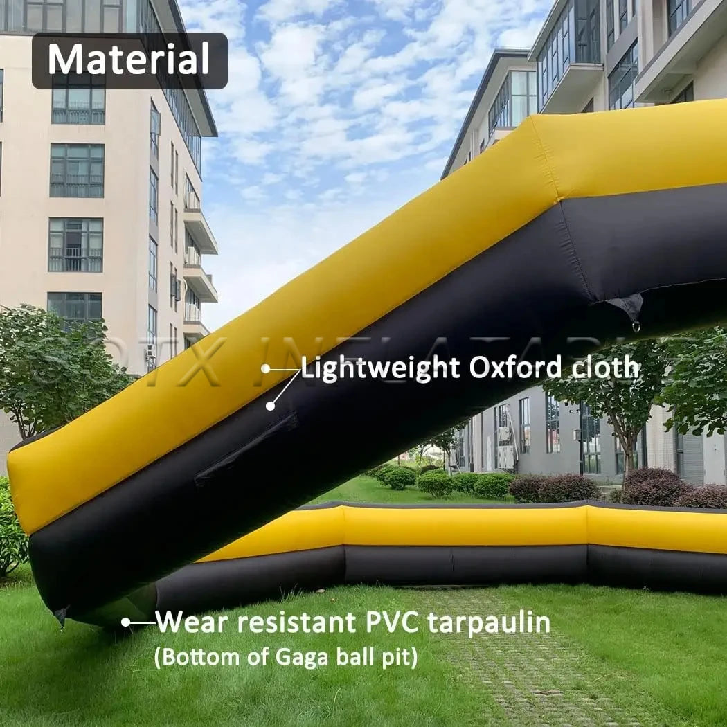 School Family Summer Camp Activity Inflatable Gaga Ball Pit Gagaball Court Portable And Easy To Set Up For Outdoor Indoor