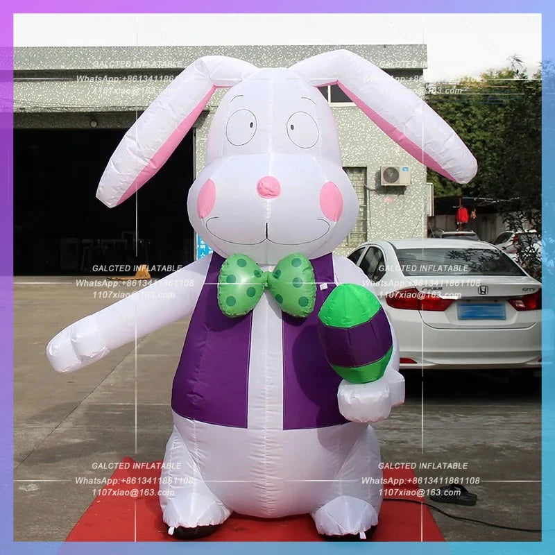 Inflatable Toys Decorative Hare Toy Cute Inflatable Rabbit Cartoon Easter Bunny Various For Advertising