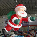 Santa Claus 3m Inflatable Climbing High Cartoon Advertising Father Christmas for Outdoor Building Decoration