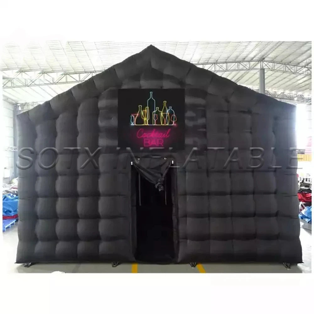 Tent inflatable nightclu Commercial inflatable Black tent Portable inflatable disco tent mobile night club Inflatable Cube Party