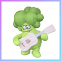 vegetable green fruit guitar Cartoon inflatable broccoli  player mall music festive advertising decoration