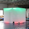 Wedding Party Events 3x2.5m Inflatable Photo Booth Lighting Tent Giant Inflatable Photo Boot Enclosure with Air Blower for