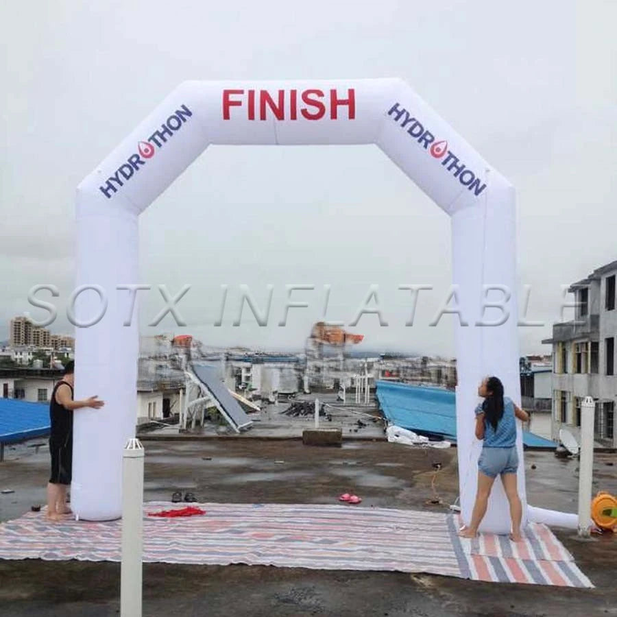 and Advertising Customized 4 x5m Tall Inflatable Finish Line Start Line for Sport Game
