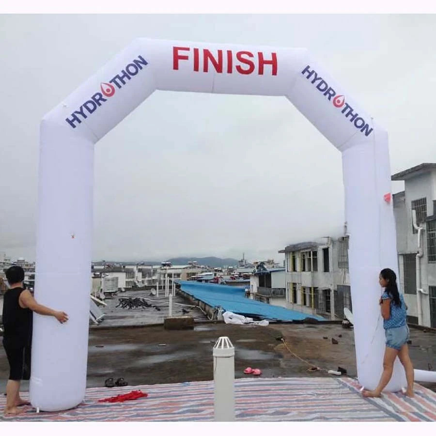and Advertising Customized 4 x5m Tall Inflatable Finish Line Start Line for Sport Game