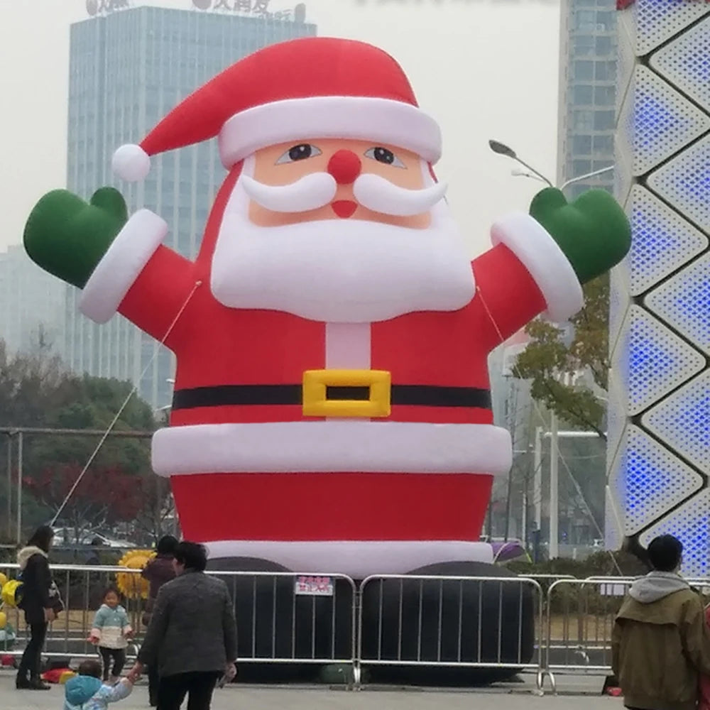 Father Christmas Santa 6m/8m Giant Inflatables Santa Claus Advertising Inflatable Christmas Old Man 2021 New Big Inflatable