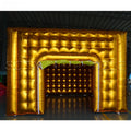 Outdoor DecorationGaint Customize Gold/Sliver Blow Up Inflatable Cube Tent With Factory Price For Wedding Party Events Camping