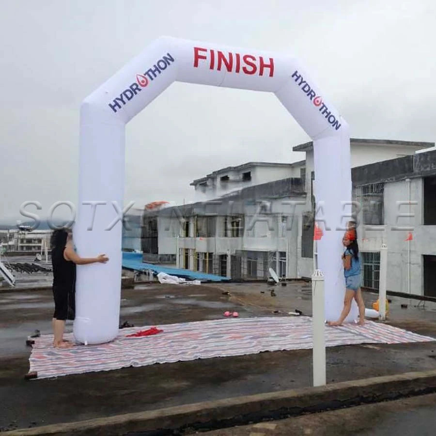 and Advertising Customized 4 x5m Tall Inflatable Finish Line Start Line for Sport Game