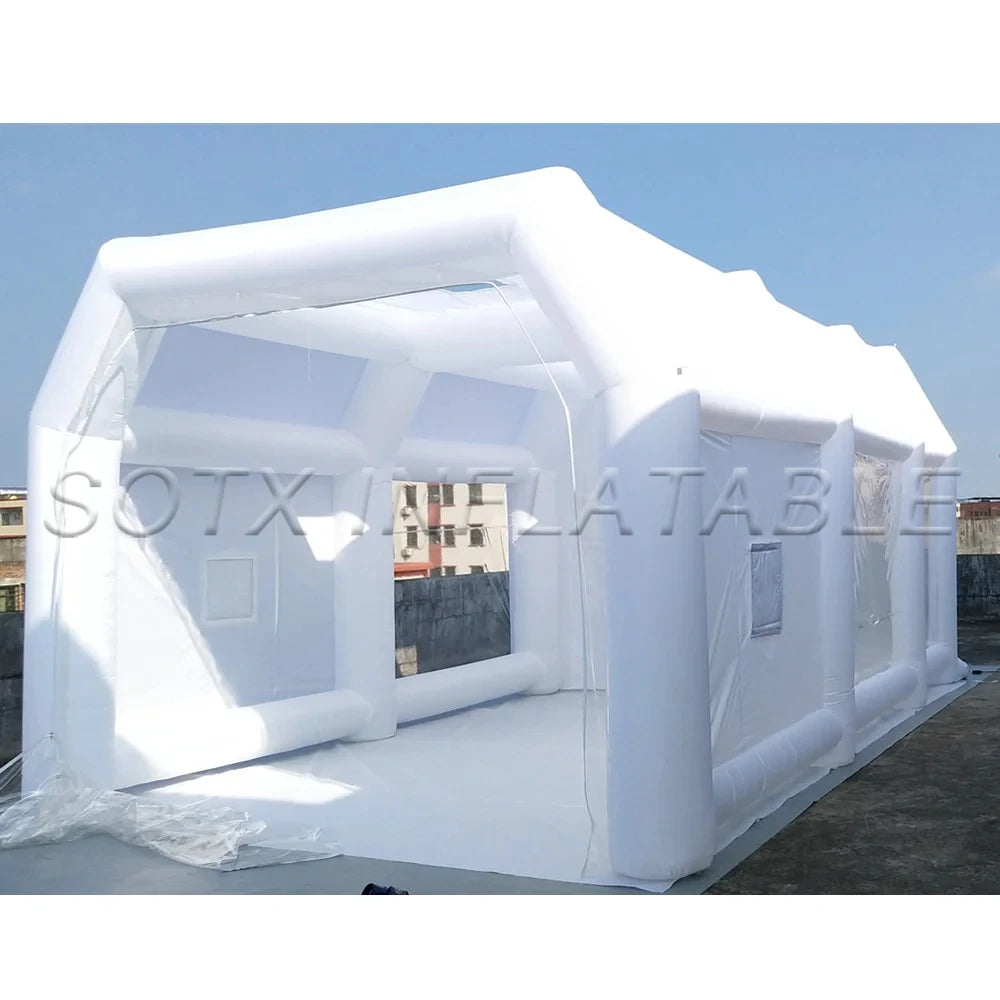 For Car Washing Hot salling Portable Inflatable Spray Booth Rental, Inflatable Paint Booth tent Hire Including Air Blower