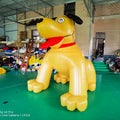 Hospitals advertising Custom giant inflatable dog/ large cartoon cute inflatable puppy dog model with blower for Pet Shops and