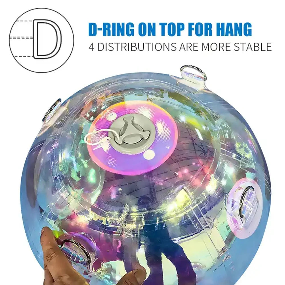 Hot Sales Giant Chrome Plated Inflatable Mirror Ball Reflective Mirror Sphere Disco Balloon For Christmas Party Decoration
