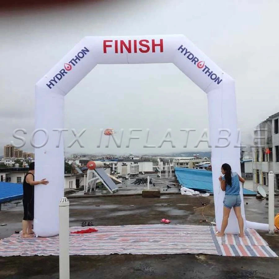 and Advertising Customized 4 x5m Tall Inflatable Finish Line Start Line for Sport Game