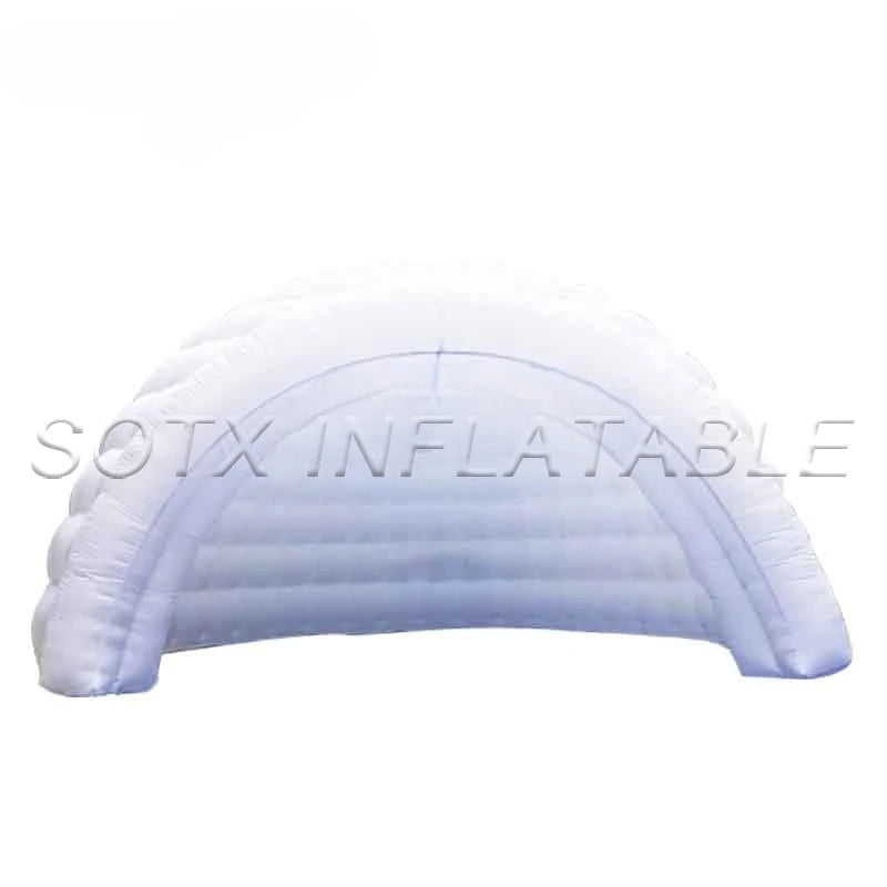 Outdoor Icegloo House 5m Giant Inflatable Dome Tent with Big Opennings LED Lighted Inflatable Igloo Tent Air Marquee