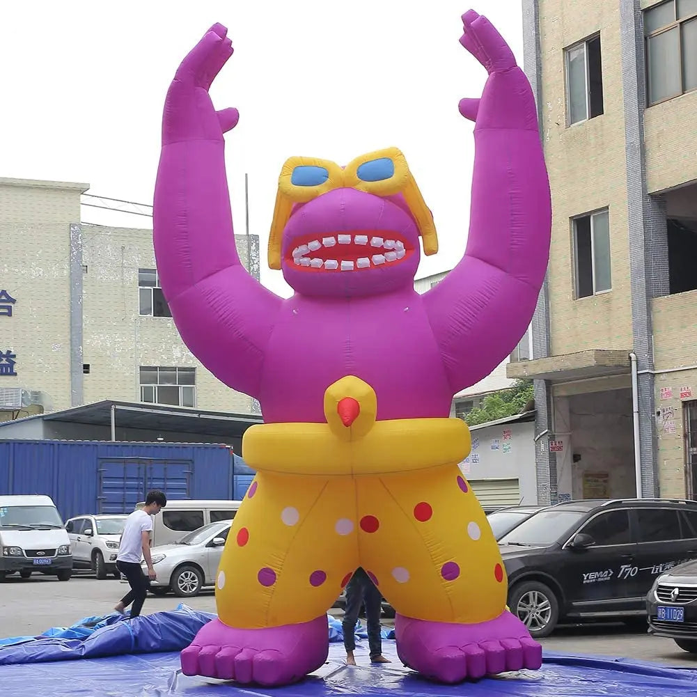 Event Activity Park Decorati Giant Inflatable Gorilla Model Inflatable Gorilla with Air Blower for Commercial Advertising