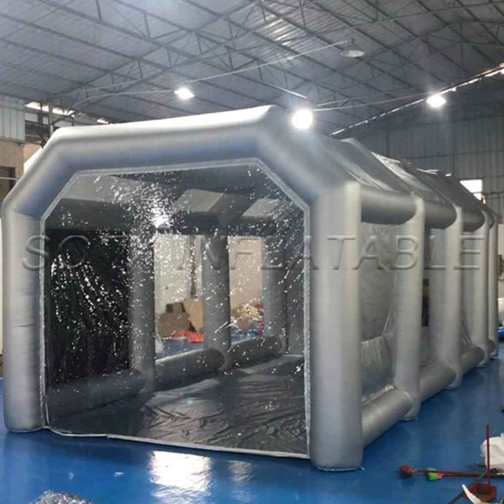 For Car Washing Hot salling Portable Inflatable Spray Booth Rental, Inflatable Paint Booth tent Hire Including Air Blower