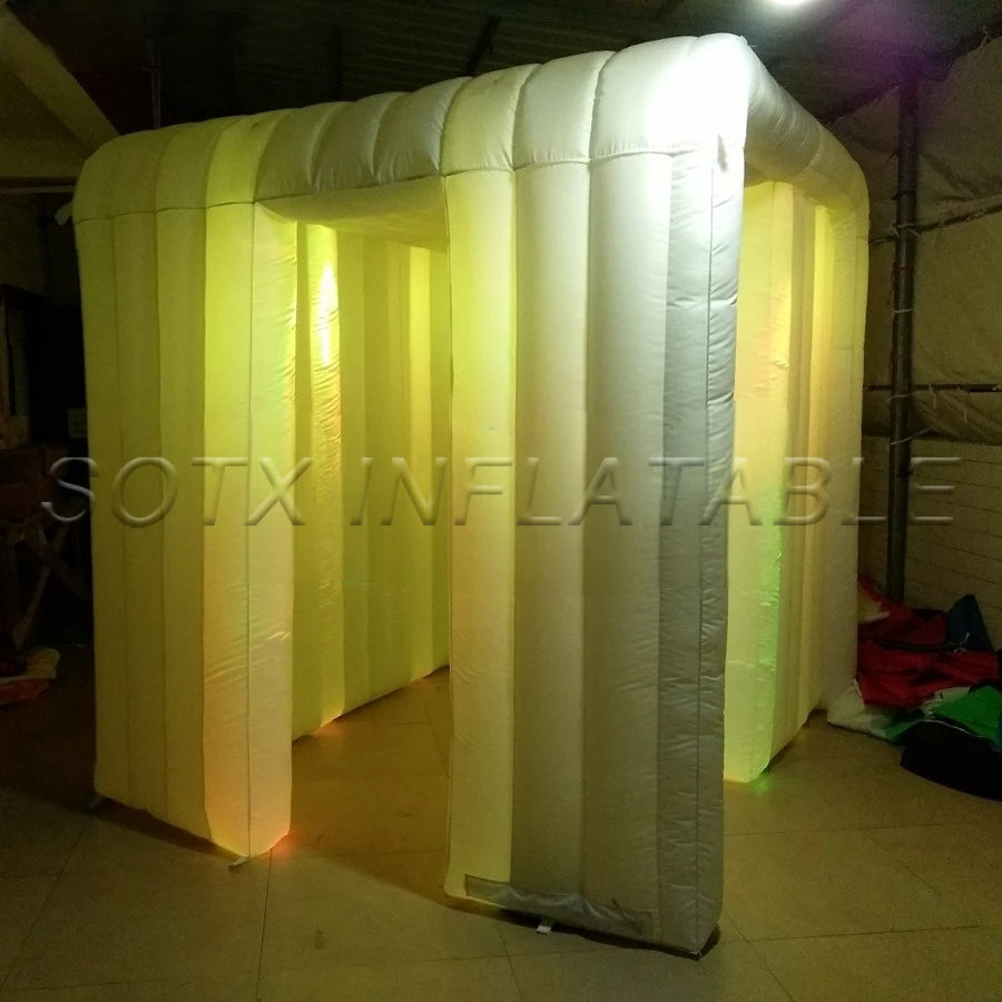 Station with Color Light New Led Booth Top Quality Inflatable Photo Booth Inflatable Wedding Photo Booth Party