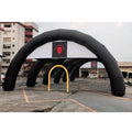 For Party Event Large Dome Black Inflatable Paintball Tent Outdoor Sports Arena Inflatable Arch Event Hall Building Marquee