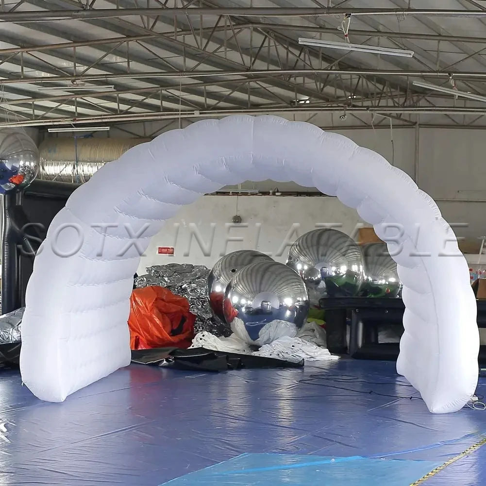 Exhibition Promotion 5m Giant Inflatable Sports Tunnel Entrance Portable Inflatable Tunnel Entrance Tent for Sports Event