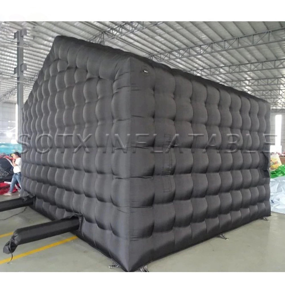 Tent inflatable nightclu Commercial inflatable Black tent Portable inflatable disco tent mobile night club Inflatable Cube Party